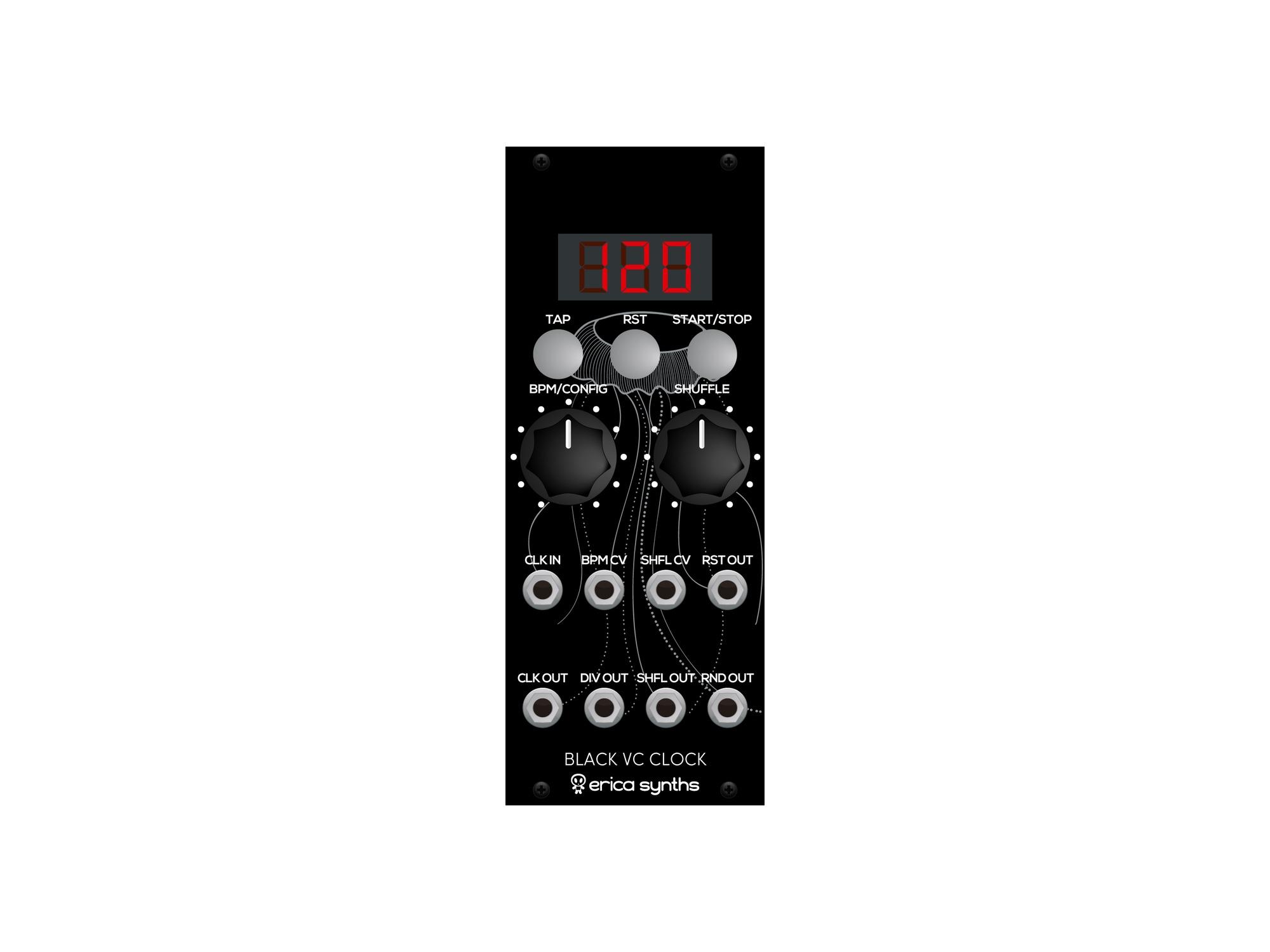 Erica Synths Black VC Clock v2