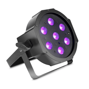 [:lv]Cameo Flat Par UV (7x3w) (Rent)[:]