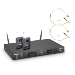 [:lv]LD Systems Wireless Headset and Lavalier (Rent)[:]