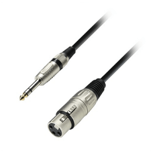 [:lv]m JACK 6.3 - f XLR (Rent)[:]