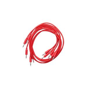 Erica Synths Braided Eurorack Patch Cables 90cm (5 pcs) (Red)