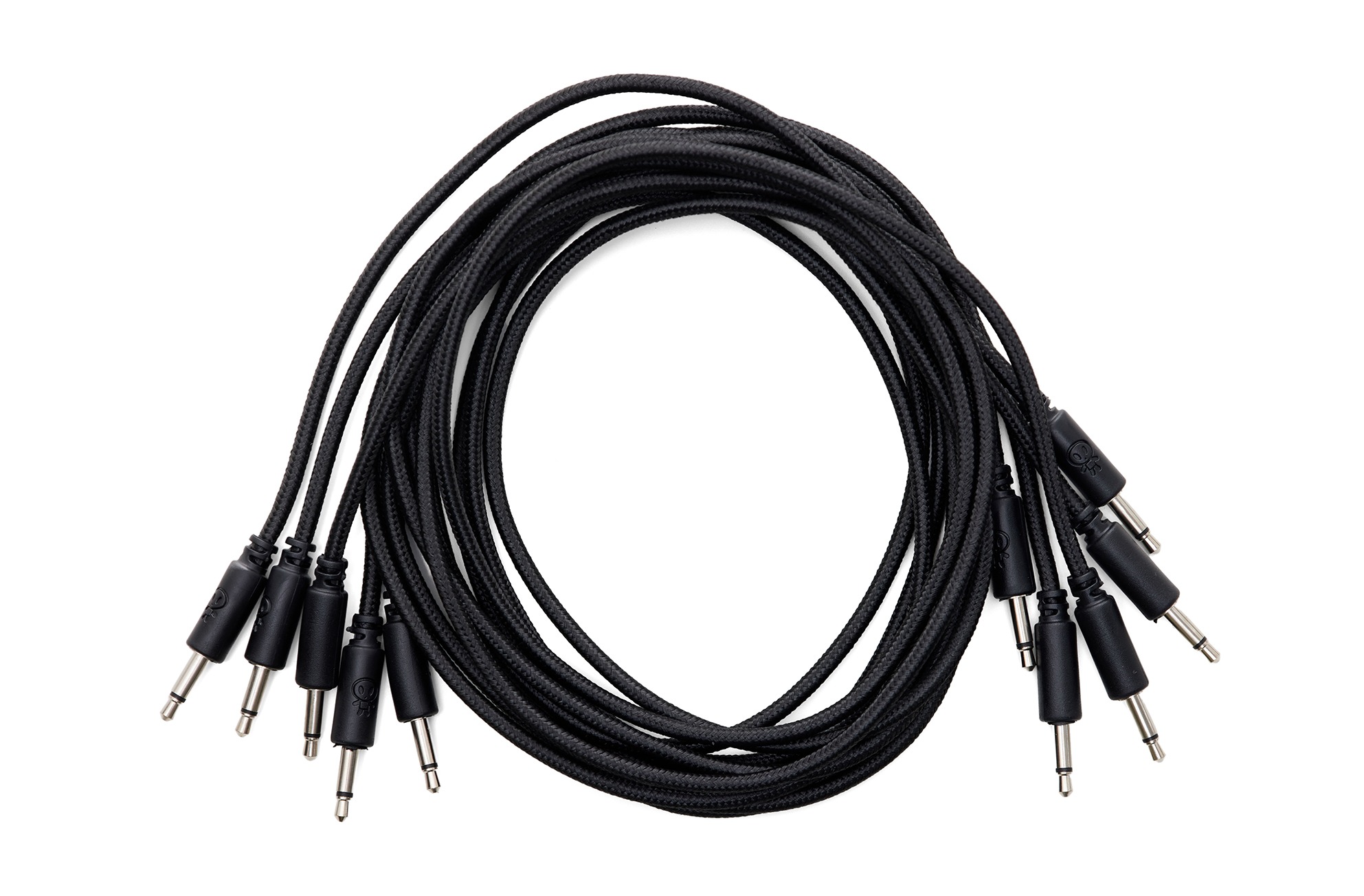 Erica Synths Braided Eurorack Patch Cables 90cm (5 pcs) (Black)