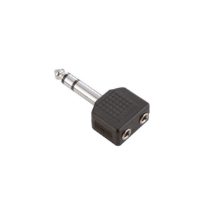 Adam Hall Y-Adapter 2 x 3.5 mm stereo Jack female to 6.3 mm stereo (7545)