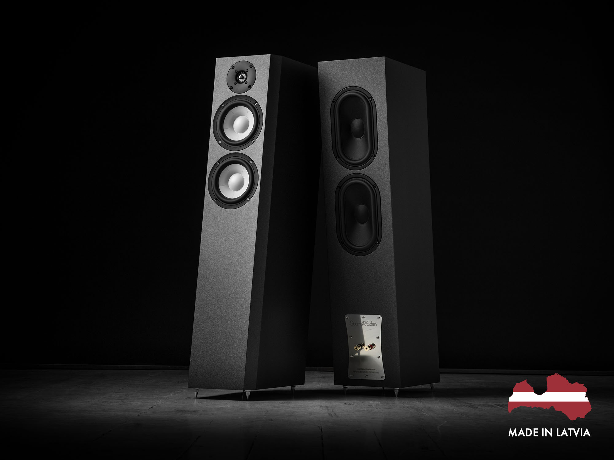 Sound of Eden Crescendo Duo (Antracīta melns)