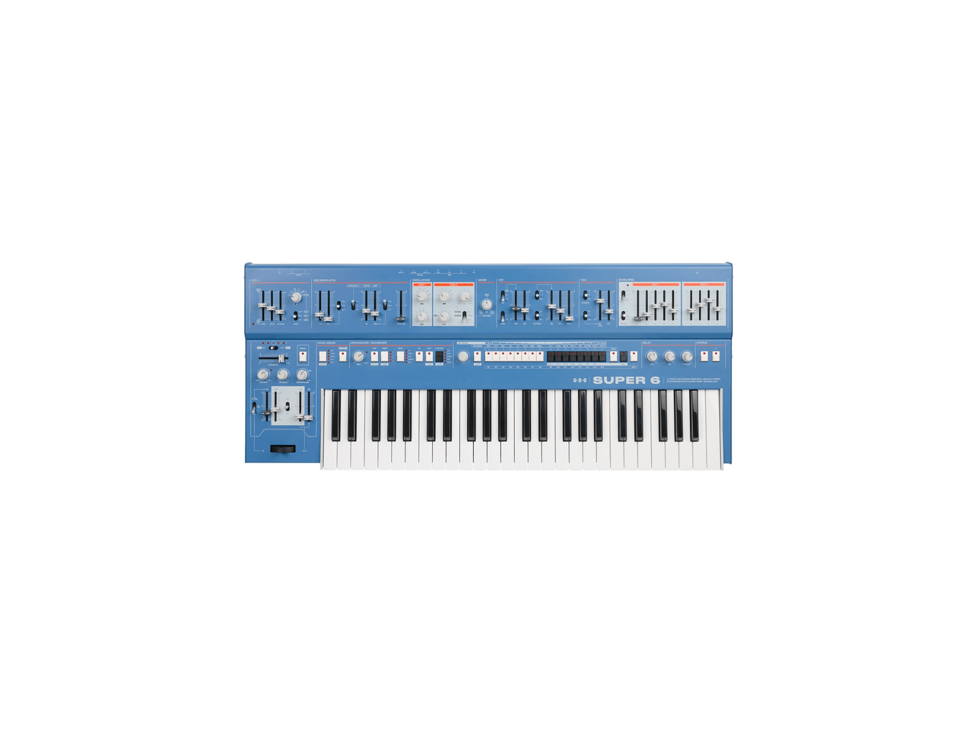 UDO Super 6 Hybrid Polysynth Blue