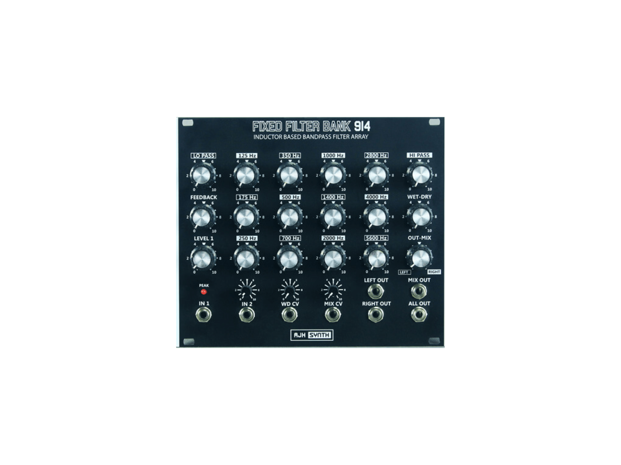 AJH Synth FFB914 Fixed Filter Bank Dark Edition