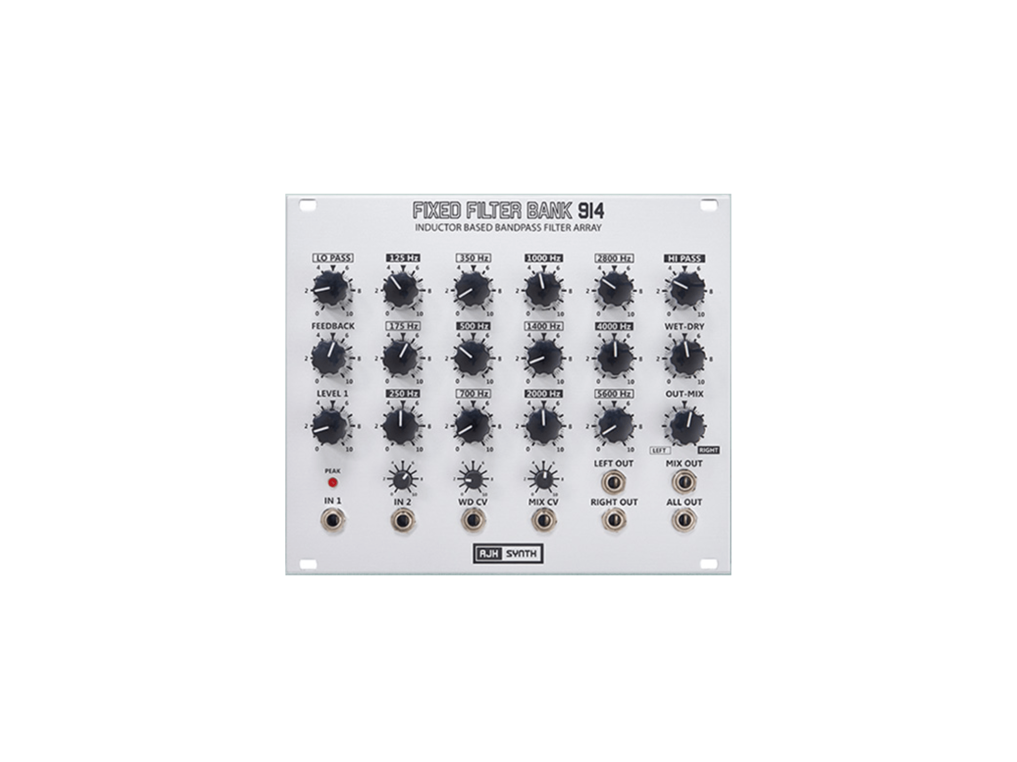 AJH Synth FFB914 Fixed Filter Bank Silver